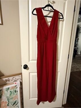 CUPSHE Red V-Neck Sleeveless Jumper